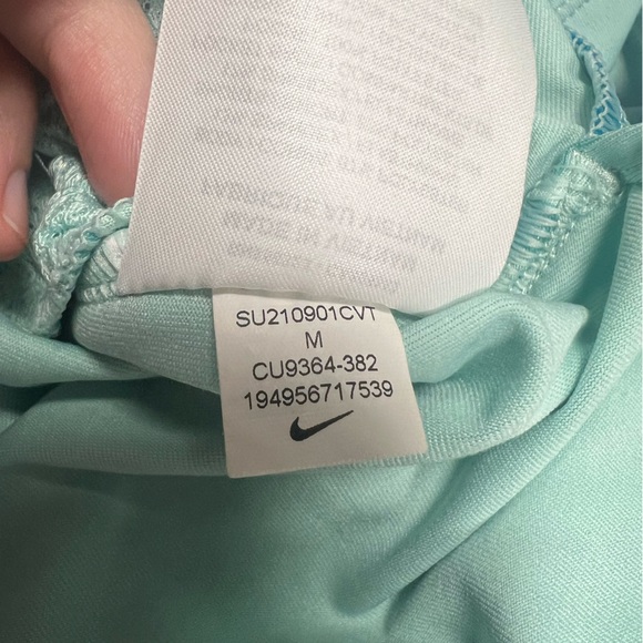 Nike Women's Dri-FIT UV 17" Grid Print Golf Skort Aqua Blue Green Size M - Picture 14 of 14